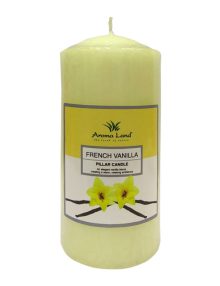 lumanare stalp parfumata vanilie, Aroma Land, 55 ore
