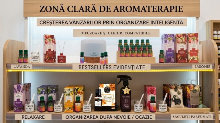 Cum să crești vanzările ăn magazin cu produse de aromaterapie expuse inteligent